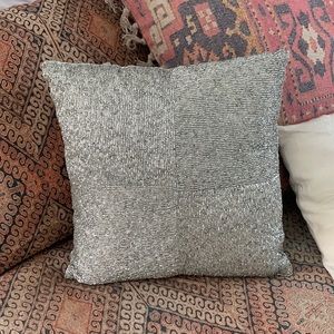 Pier 1 beaded throw pillows